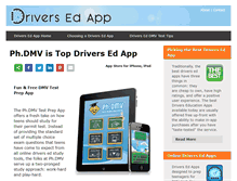 Tablet Screenshot of driversedapp.com
